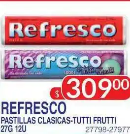 Masivos Refresco Pastillas Clasicas-tutti Frutti 27g oferta