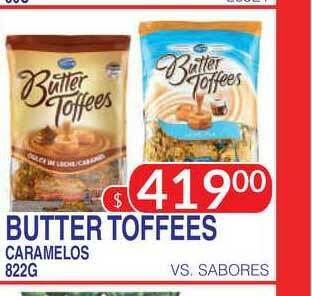 Masivos Butter Toffees Caramelos 822g oferta