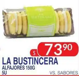 Masivos La Bustincera Alfajores Maicena 5u oferta