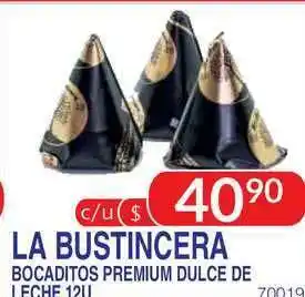 Masivos La Bustincera Bocaditos Premium Dulce De Leche oferta