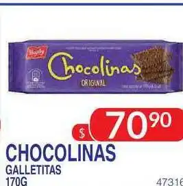 Masivos Chocolinas Galletitas 170g oferta