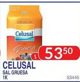 Masivos Celusal Sal Gruesa x 1kg oferta