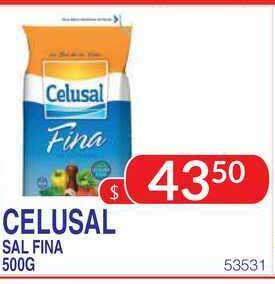 Masivos Celusal Sal Fina 500g oferta