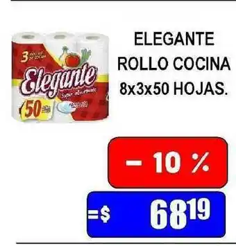 Dulcenter Elegante Rollo Cocina 8x3x50 Hojas oferta