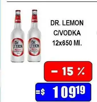 Dulcenter Dr. Lemon C Vodka 12x650ml oferta
