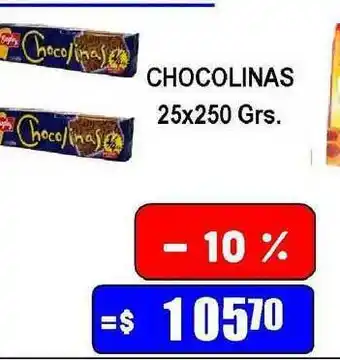Dulcenter Chocolinas 25x250grs oferta