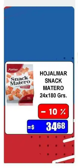 Dulcenter Hojalmar Snack Matero 24x180grs oferta