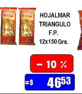 Dulcenter Hojalmar Triangulo F.p. 12x150grs oferta