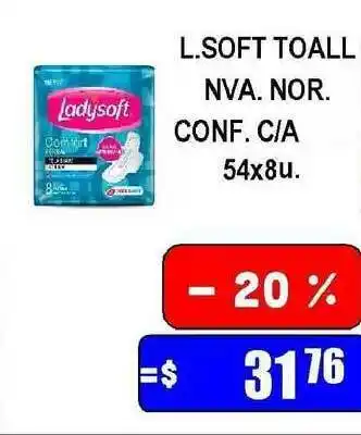 Dulcenter L. Soft Toall Nva. Nor. Conf. C A 54x8u oferta