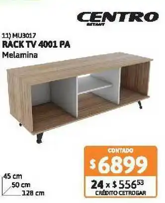 Cetrogar Rack Tv 4001 Pa Centro oferta