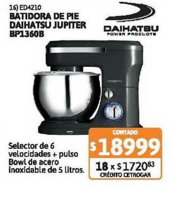 Batidora De Pie Daihatsu Jupiter Bp1360b