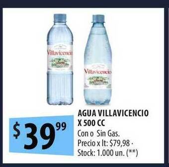 Punto Mayorista Agua Villavicencio x 500cc oferta