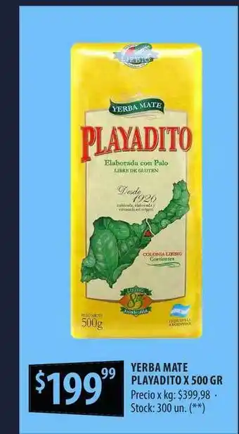 Punto Mayorista Yerba Mate Playadito oferta