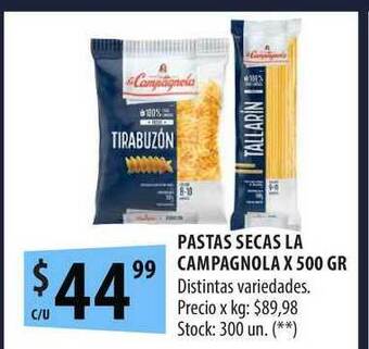 Punto Mayorista Pastas Secas La Campagnola x 500gr oferta