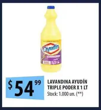 Punto Mayorista Lavandina Ayudín Triple Poder x1lt oferta