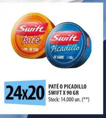 Punto Mayorista Paté Picadillo Swift X 90 Gr oferta