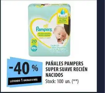 Punto Mayorista Pañales Pampers Super Suave Recién Nacidos oferta