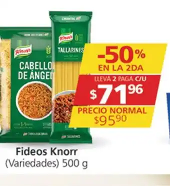 Supermercados Aiello Knorr Fideos 500g oferta