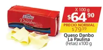 Supermercados Aiello La Paulina Queso Danbo x 100g oferta