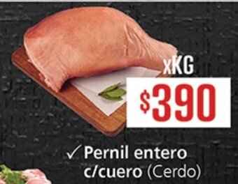 Supermercados Aiello Pernil entero c/cuero (Cerdo) oferta