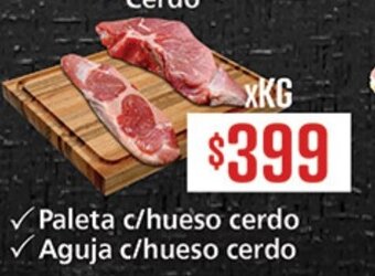 Supermercados Aiello Paleta c/hueso cerdo / Aguja c/hueso cerdo oferta