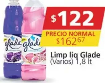 Supermercados Aiello Glade Limp liq (Varios) 1,8 lt oferta