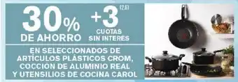 Supermercados Vea En Seleccionados De Articulos Plasticos Crom, Coccion De Aluminio Real Y Utensilios De Cocina Carol oferta