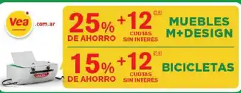 Supermercados Vea Muebles M+Design Bicicletas oferta