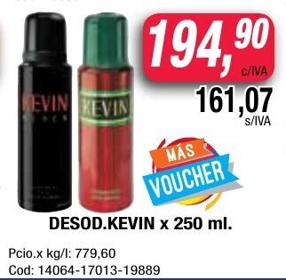 Maxiconsumo Kevin Desod. x 250 ml. oferta