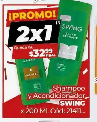 Diarco Swing Shampoo Y Acondicionador x 200ml oferta