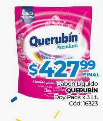 Diarco Querubín Jabón Líquido Doy Pack x 3lt oferta