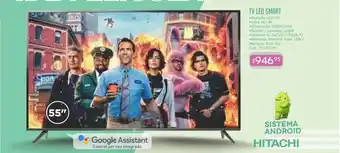 Cuotas del Sur Hitachi TV LED Smart oferta