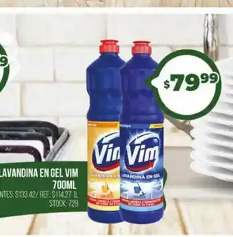Supermercados Todo Lavandina En Gel Vim 700ml oferta