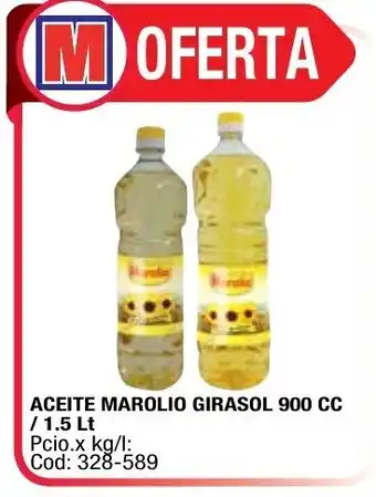 Maxiconsumo Marolio Aceiti Girasol 900 cc / 1.5 Lt oferta