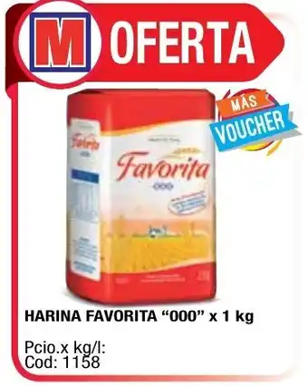 Maxiconsumo Favorita Harina "000" x 1 kg oferta