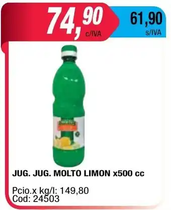Maxiconsumo Molto Jug. Jug. Limon x500 cc oferta
