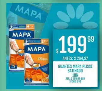 Supermercados Todo Guantes Mapa Plisse Satinado 1un oferta