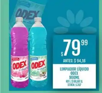 Supermercados Todo Limpiador Líquido Odex 900ml oferta