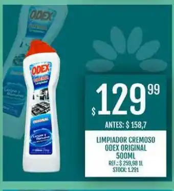 Supermercados Todo Limpiador Cremoso Odex Original 500ml oferta