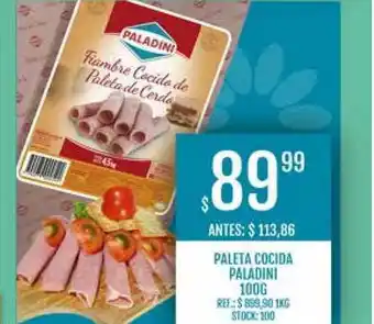 Supermercados Todo Paleta Cocida Paladini 100g oferta