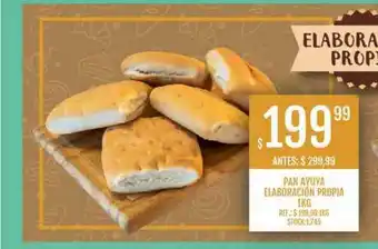 Supermercados Todo Pan Ayuya Elaboración Propia 1kg oferta