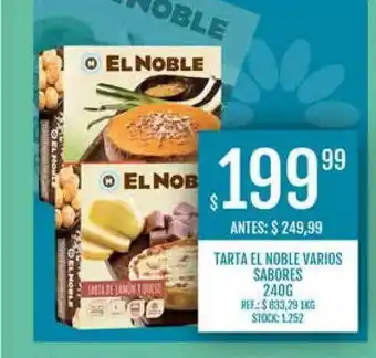 Supermercados Todo Tarta El Noble Varios Sabores 240g oferta