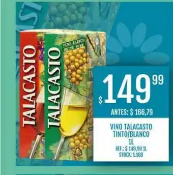 Supermercados Todo Vino Talacasto Tinto Blanco 1l oferta