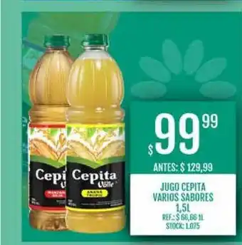 Supermercados Todo Jugo Cepita 1,5l oferta