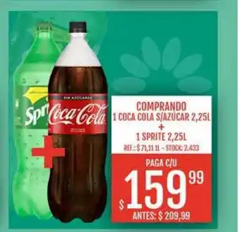 Supermercados Todo 1 Coca Cola S Azúcar + 1 Sprite oferta