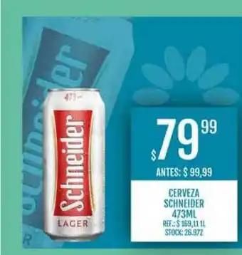 Supermercados Todo Cerveza Schneider 473ml oferta