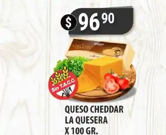 Supermercados Mayor Queso Cheddar La Quesera x 100gr oferta