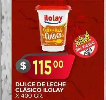 Supermercados Mayor Dulce De Leche Clásico Ilolay x 400gr oferta