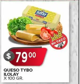 Supermercados Mayor Queso Tybo Ilolay x 100gr oferta