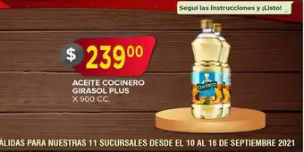 Aceite Cocinero Girasol Plus